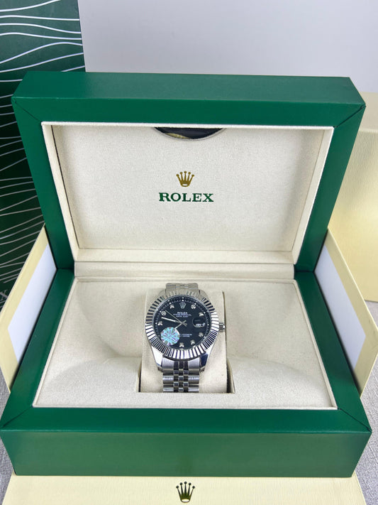 Premium RLX Royal Crest Black Dial Luxury Men's Watch