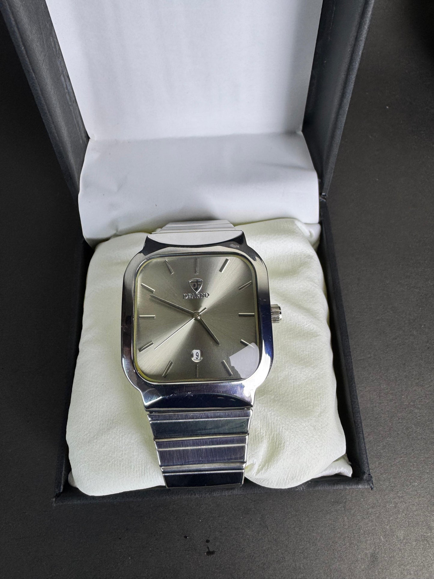 Prestige Silver Square Dial Men's Watch