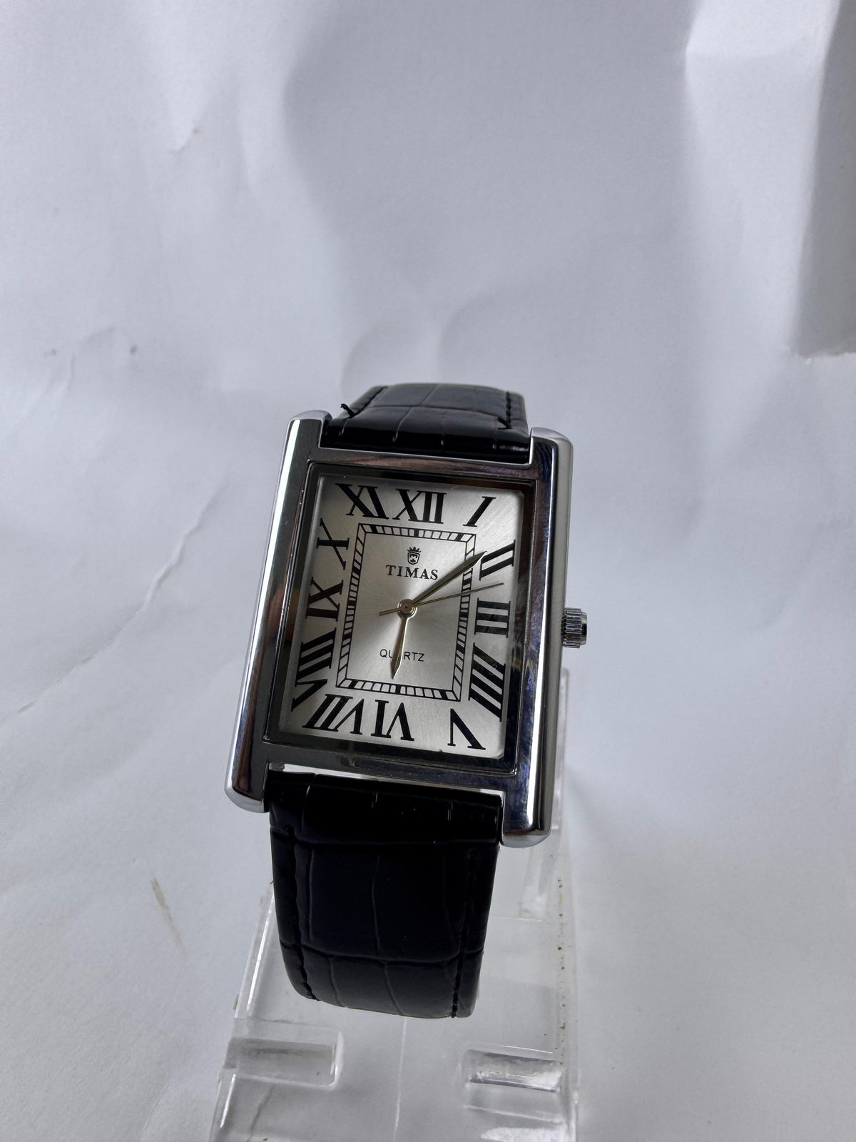 Timas Prestige Silver Roman Dial Men's Watch