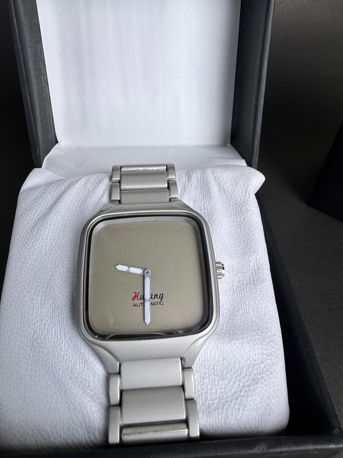 Vantage Grand Royal Silver Square Dial Men's Watch