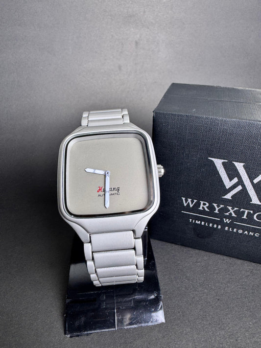 Vantage Grand Royal Silver Square Dial Men's Watch