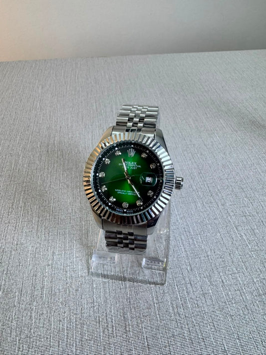 RLX Royal Crest Green Dial Luxury Men's Watch