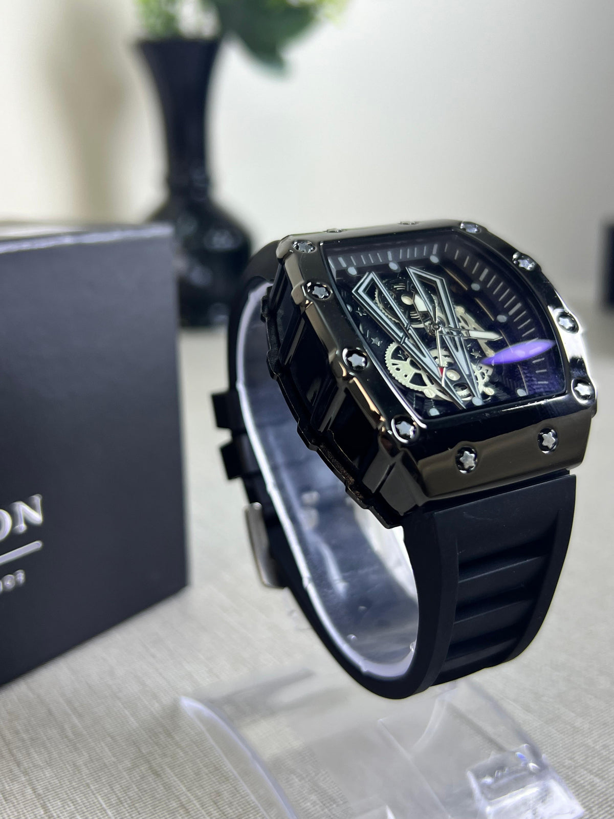 Obsidian X Mechanical Design Luxury Men's Watch