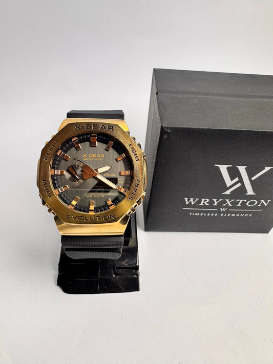 X-GearMaster Golden Sport Watch