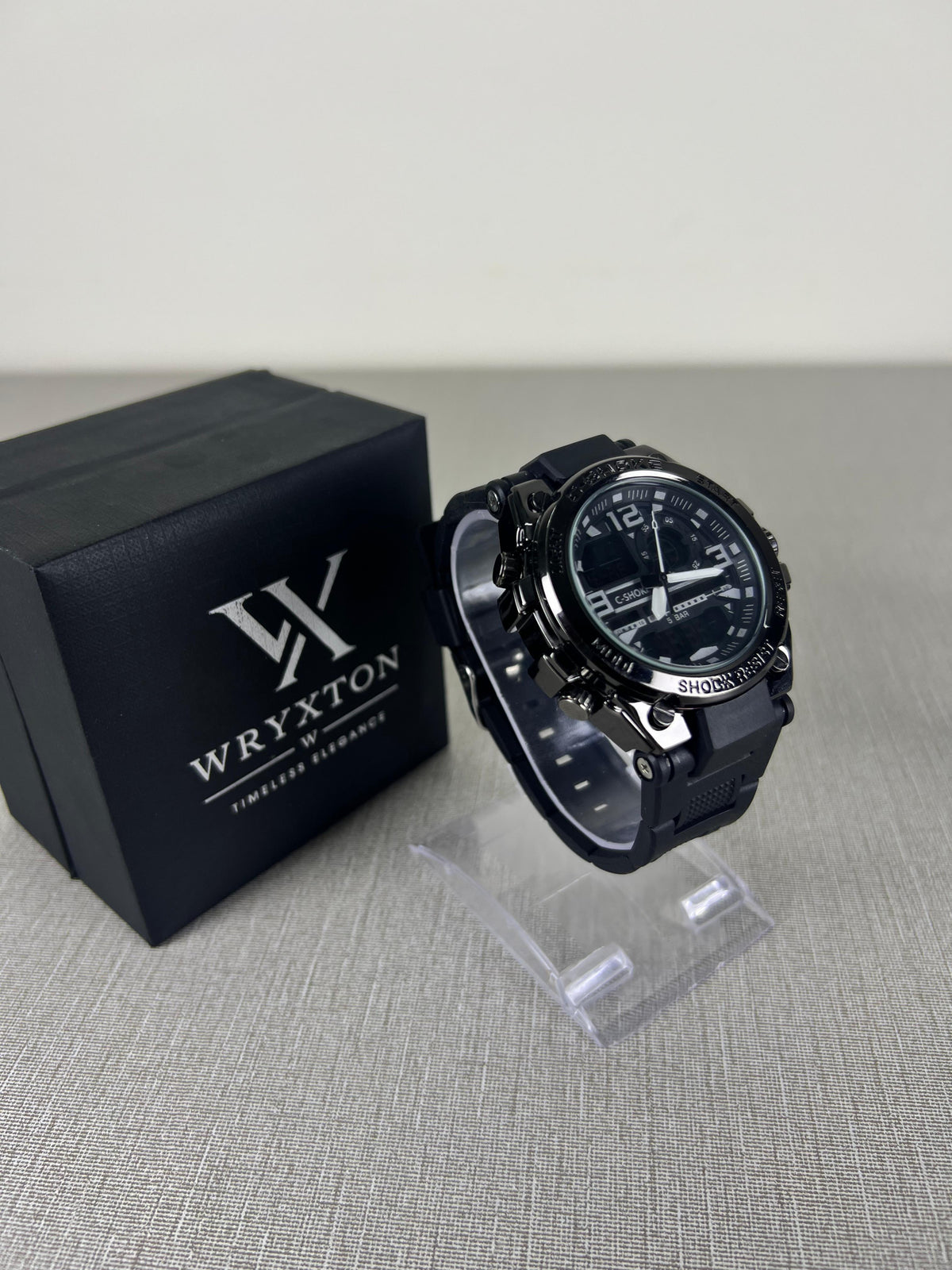 C-Shoke Tactical Black Sports Watch