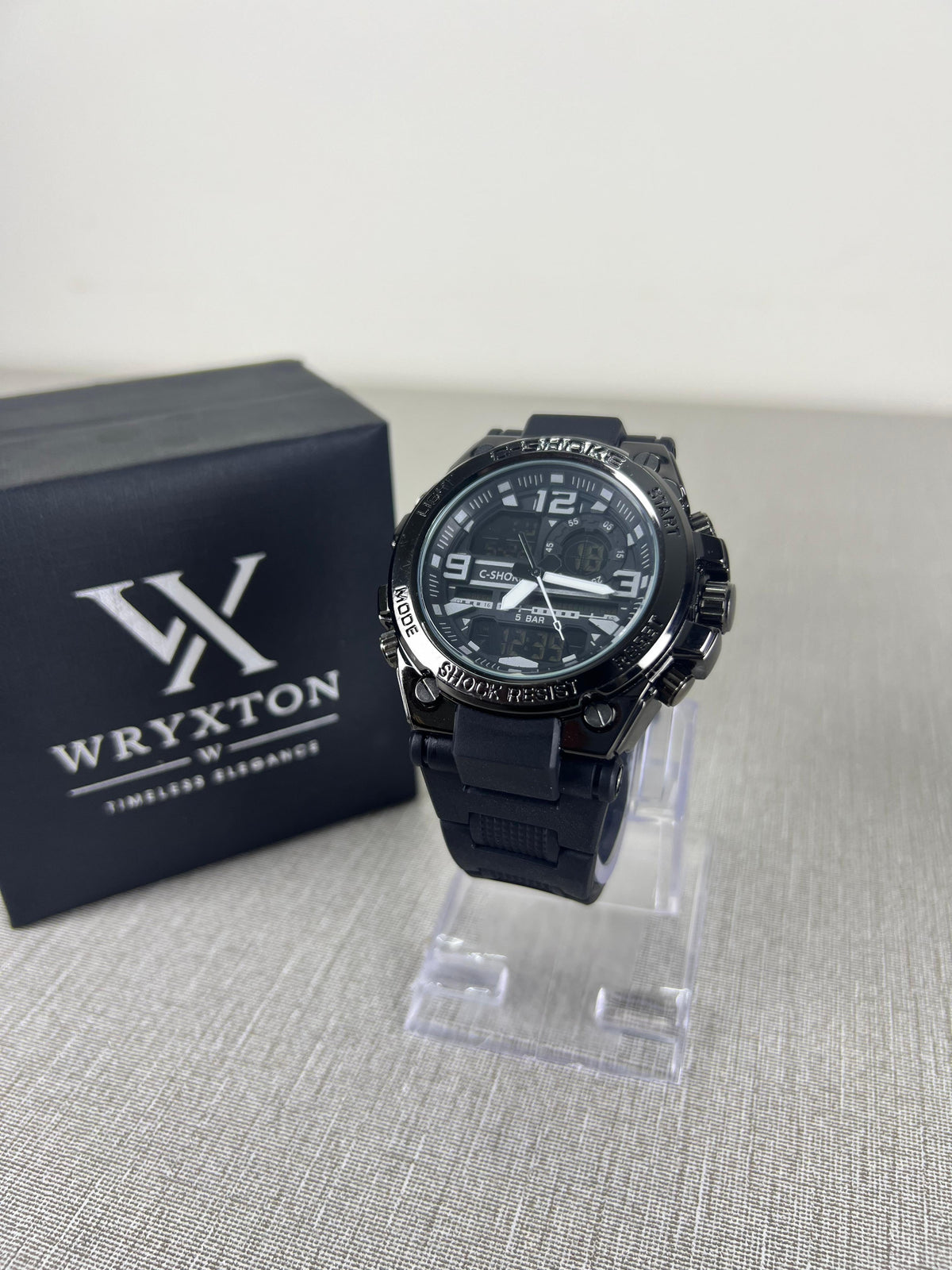 C-Shoke Tactical Black Sports Watch