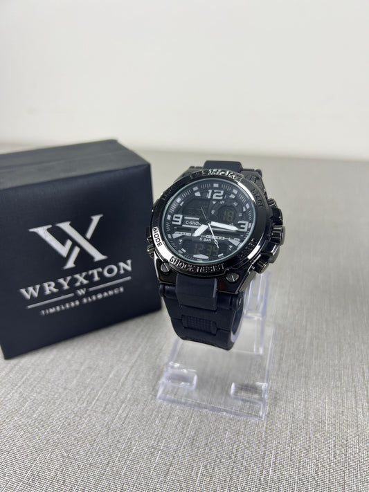 C-Shoke Tactical Black Sports Watch