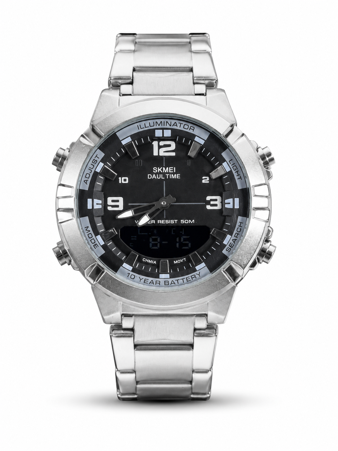 Urban Gear  Stainless Steel Dual Time Men's Watch