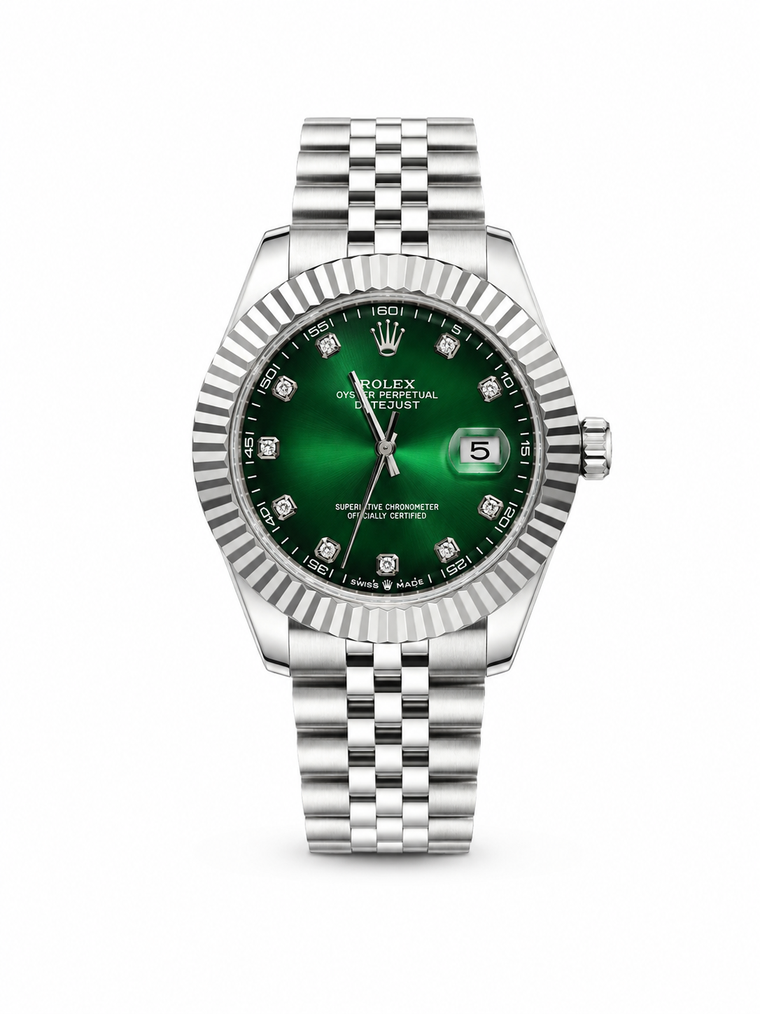 RLX Royal Crest Green Dial Luxury Men's Watch