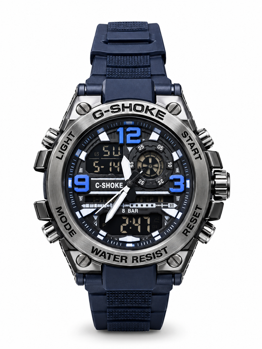 C-Shoke Tactical Blue Sports Watch