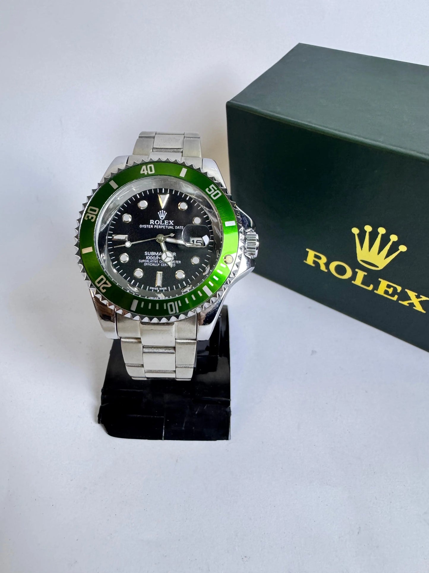 GMT RLX Ocean Green Diver Watch