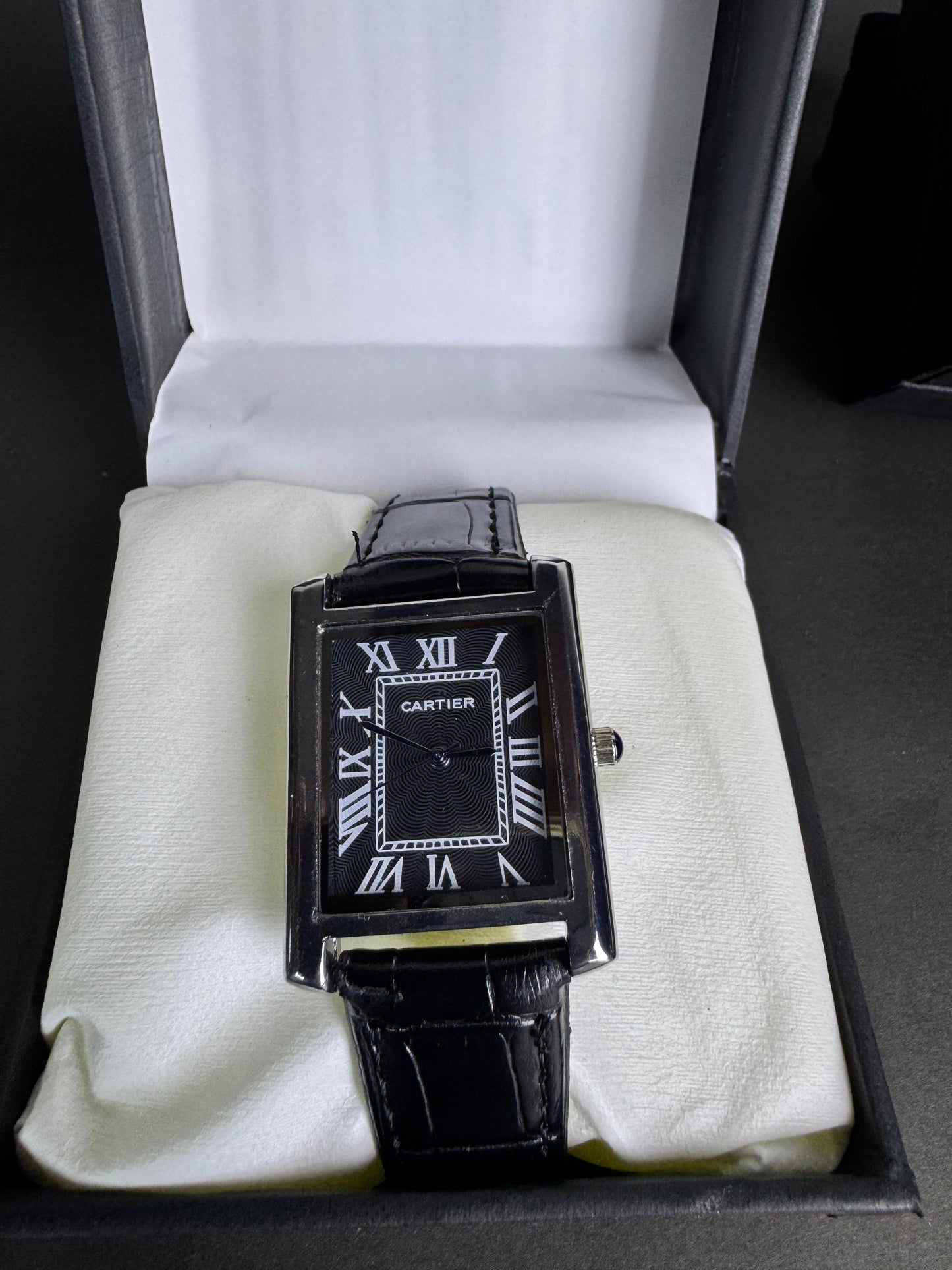 Imperial Noir BlackDial Leather Men's Watch