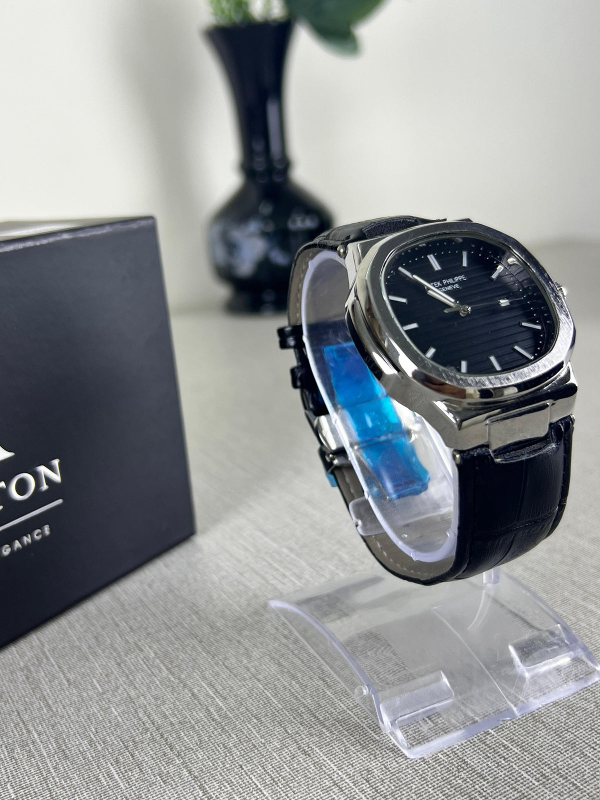 Imperial PP Black Leather Men's Watch