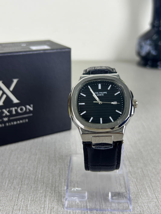 Imperial PP Black Leather Men's Watch