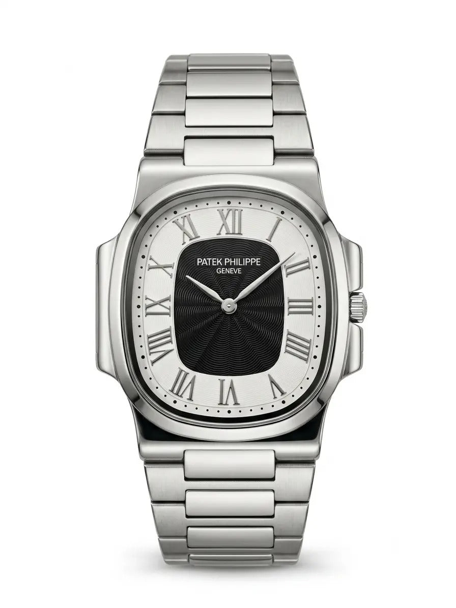Legacy Roman PP Silver Black Luxury Watch