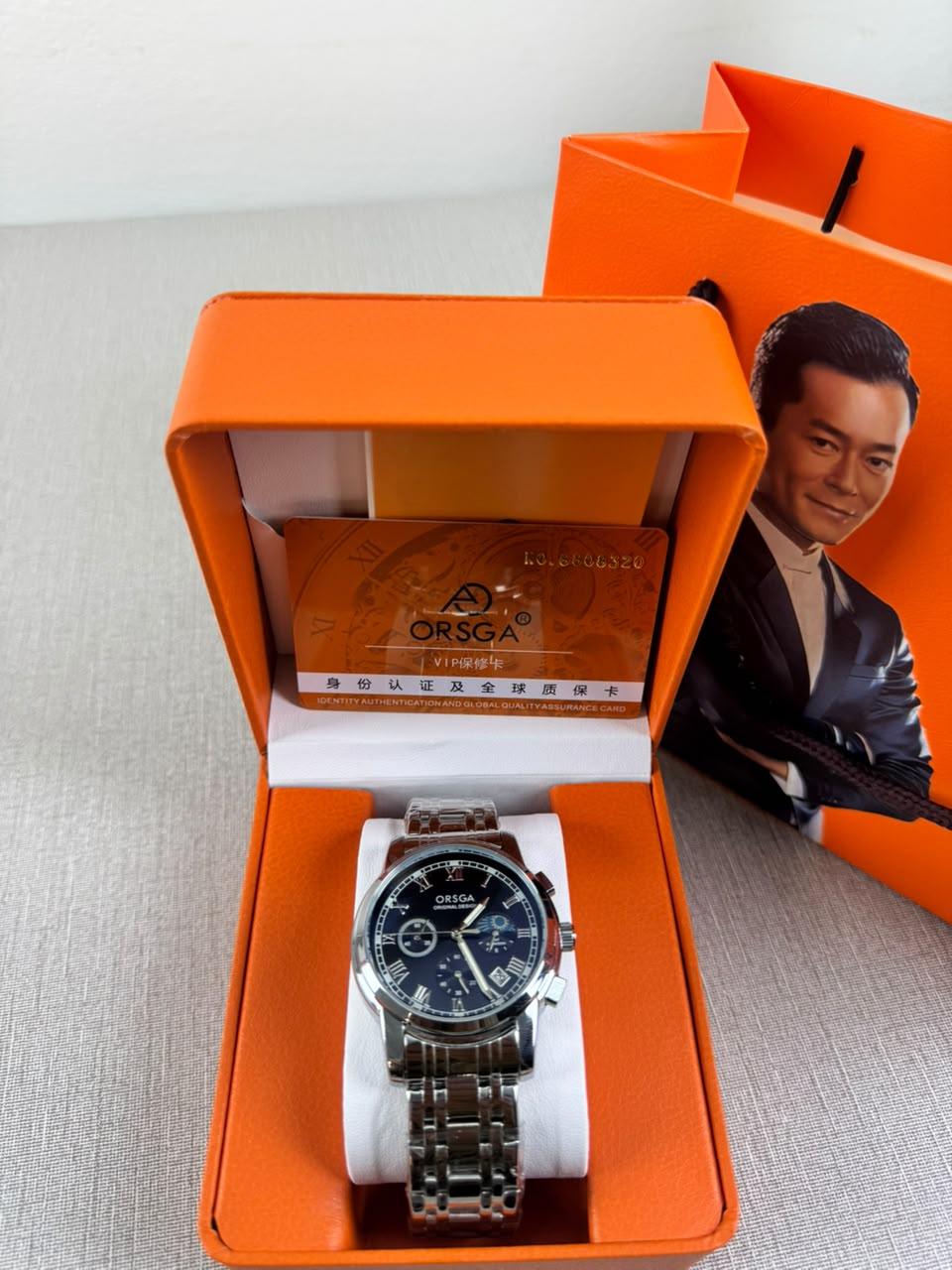 Orsga Royal Blue Chronograph Men's Watch