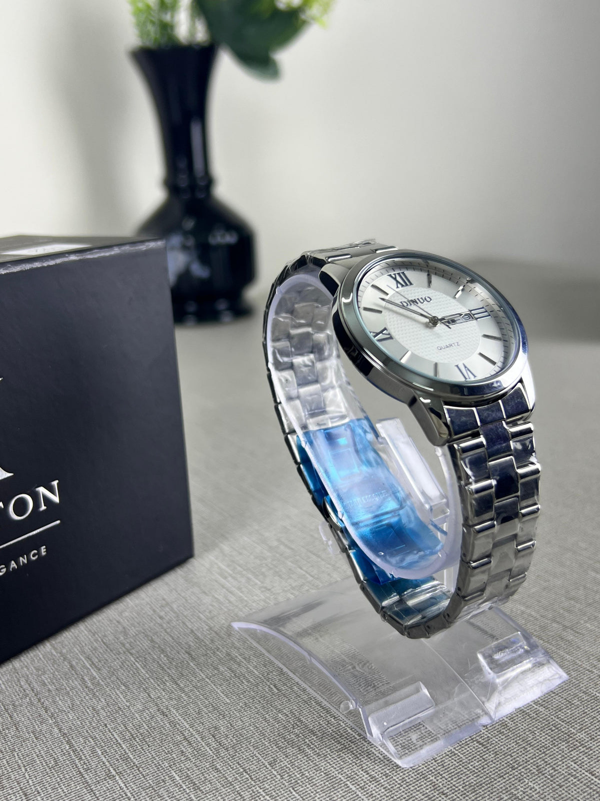 Prestige Roman Silver Men's Watch