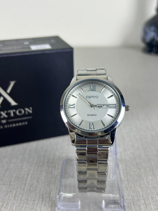 Prestige Roman Silver Men's Watch