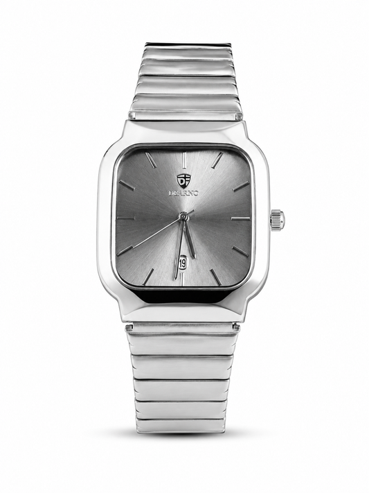 Prestige Silver Square Dial Men's Watch