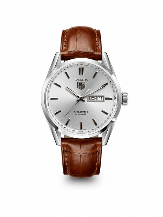 Royal Classic Brown Leather Dial Men's Watch