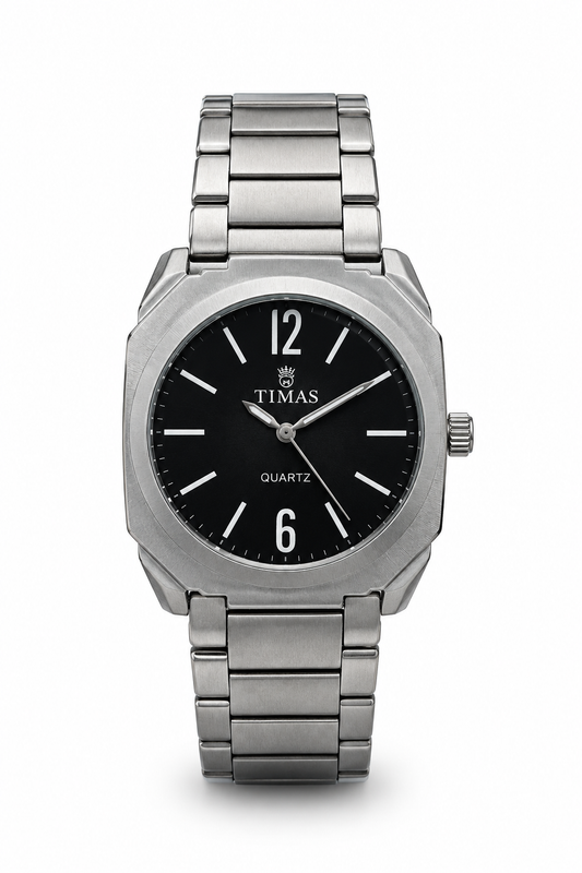 Timas Obsidian Black dial Men's Watch
