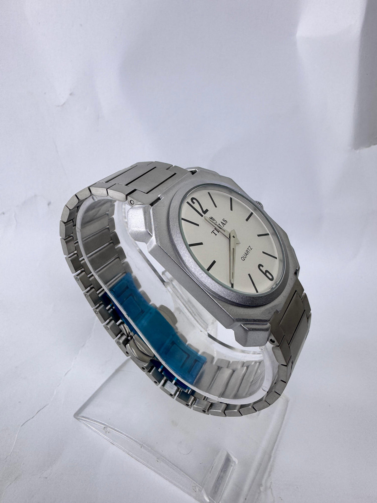 Timas Obsidian White Dial Men's Watch