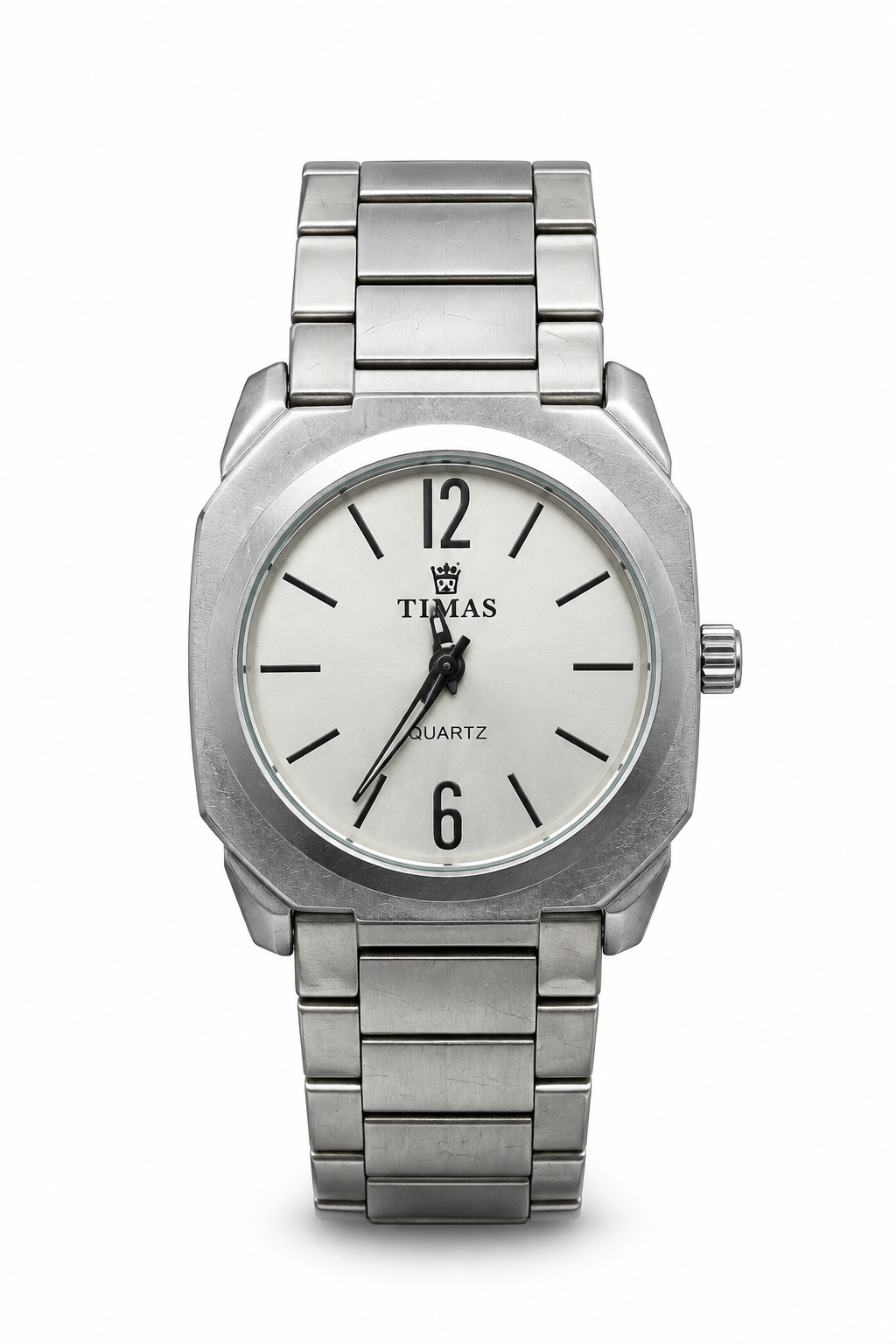 Timas Obsidian White Dial Men's Watch