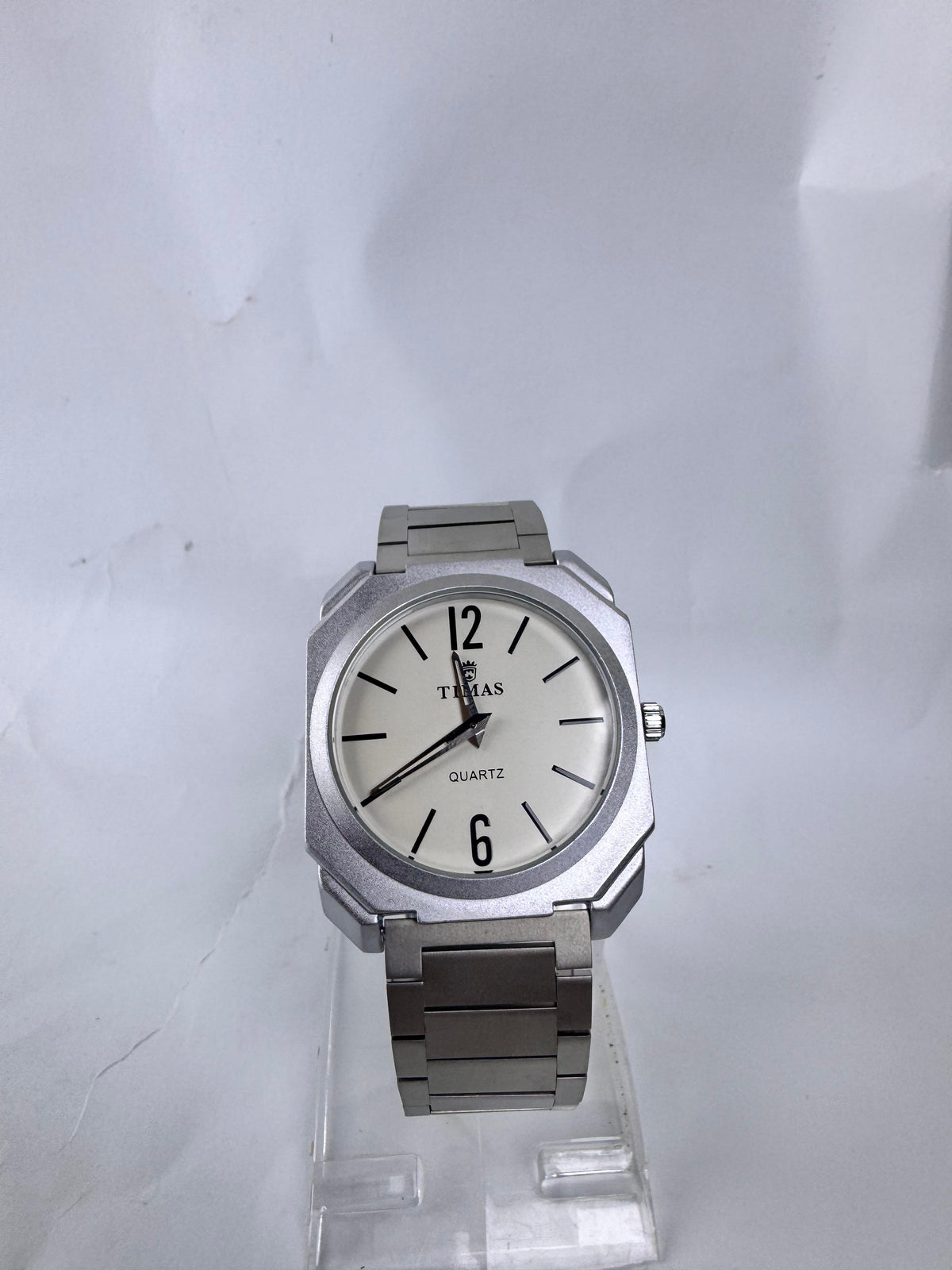 Timas Obsidian White Dial Men's Watch