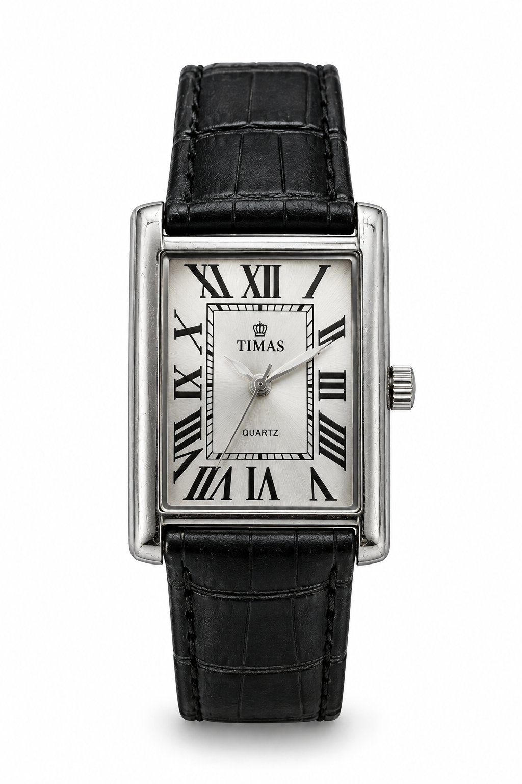 Timas Prestige Silver Roman Dial Men's Watch