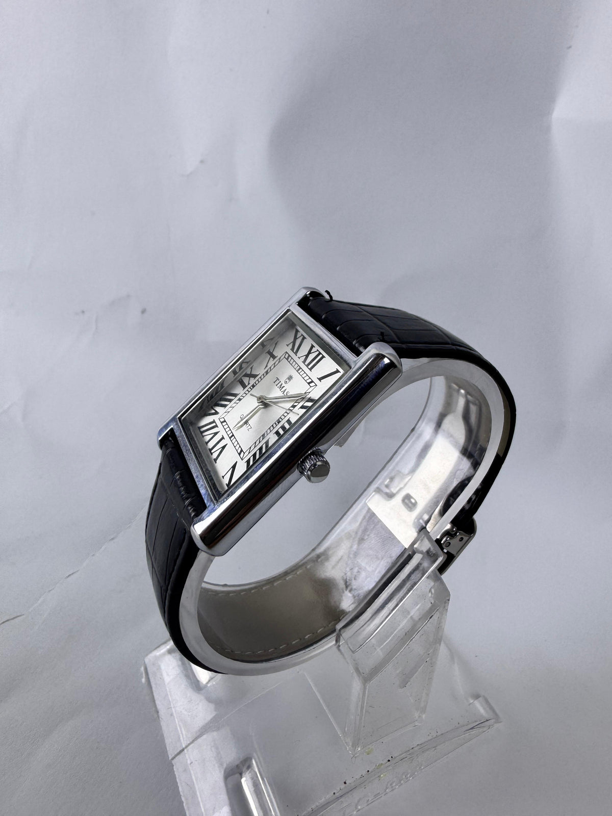 Timas Prestige Silver Roman Dial Men's Watch