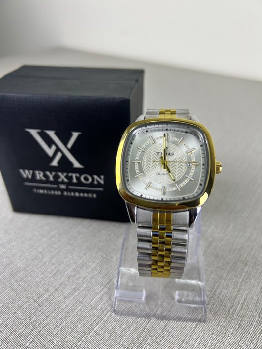 Timas Royal Crest Two-Tone Luxury Men's Watch