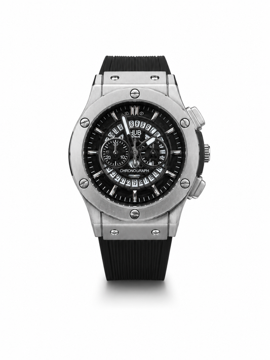 Titan Chronograph Black Rubber Men's Watch