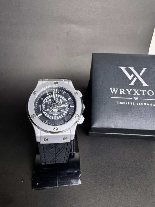 Titan Chronograph Black Rubber Men's Watch