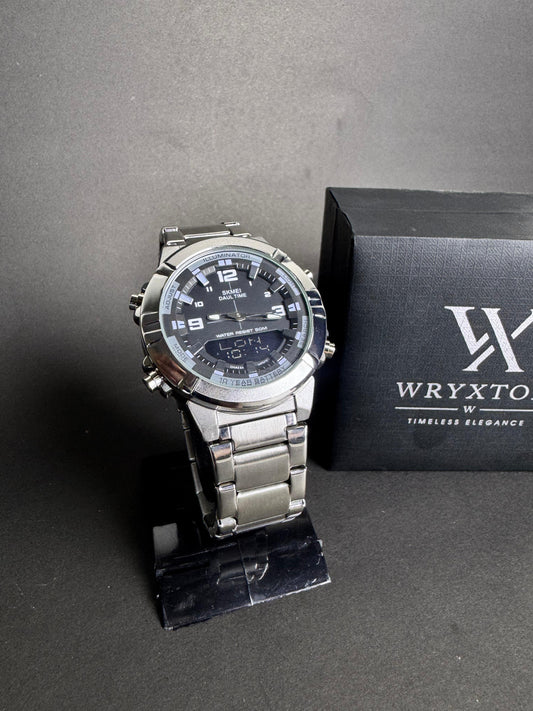 Urban Gear  Stainless Steel Dual Time Men's Watch