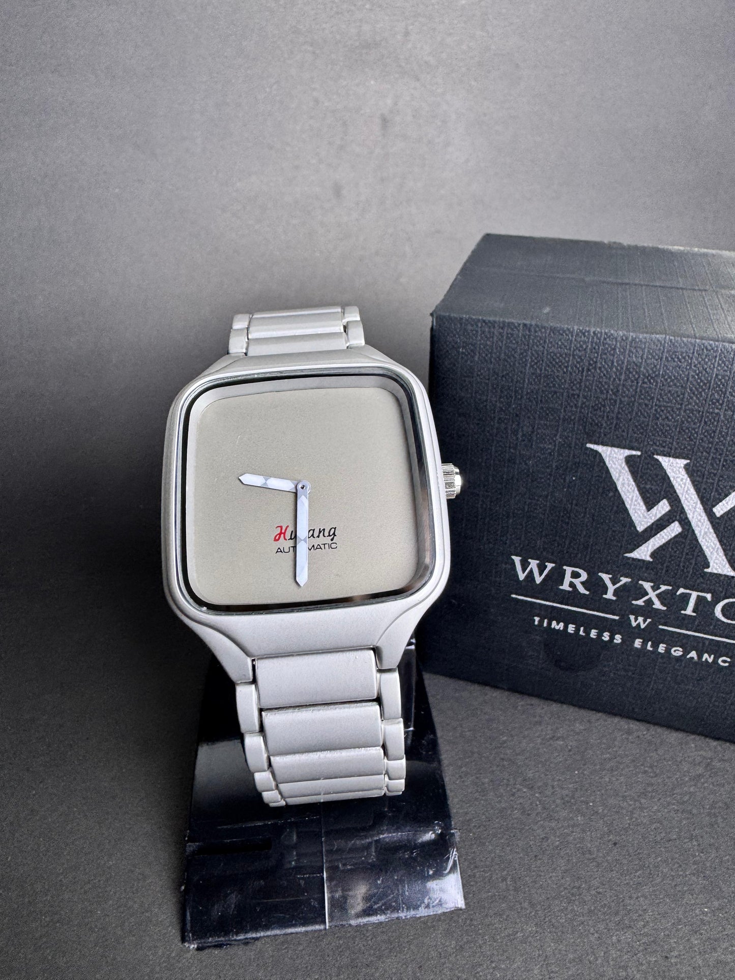 Vantage Grand Royal Silver Square Dial Men's Watch