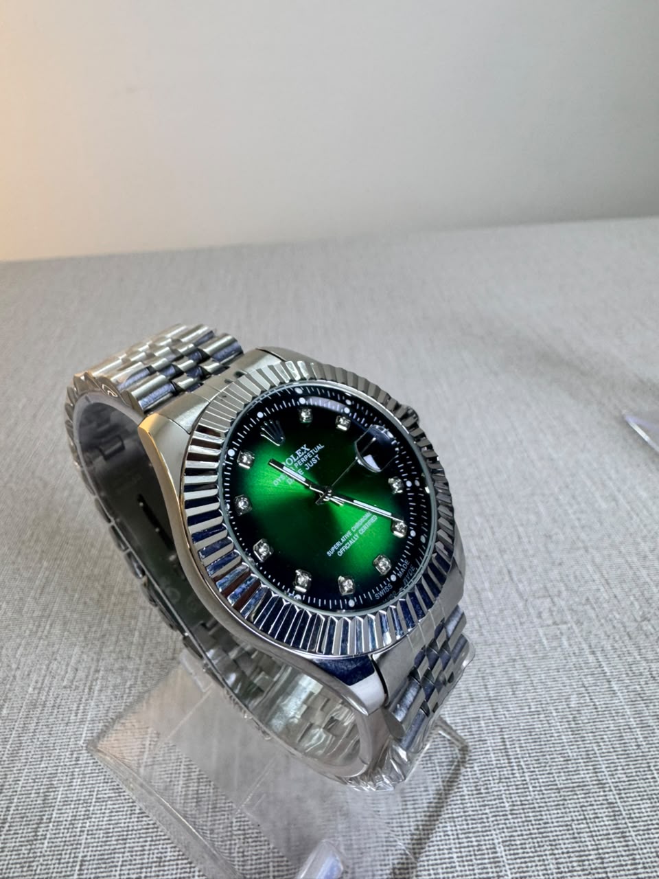 RLX Royal Crest Green Dial Luxury Men's Watch