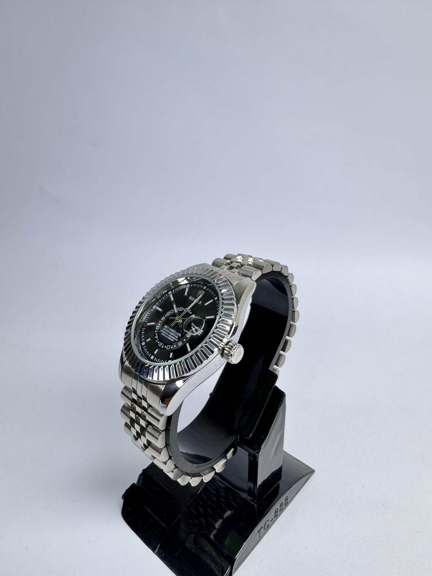 RLX-Sky Dweller Black Dial luxury Men's Watch