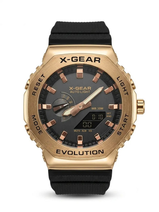 X-GearMaster Golden Sport Watch